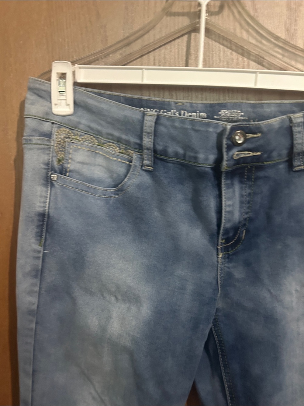 Lane Bryant Denim Skinny Jeans in Light Blue Wash